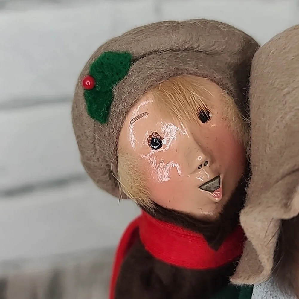 Byers' Choice Caroler 1991-94 Bob Cratchit & Tiny Tim From 